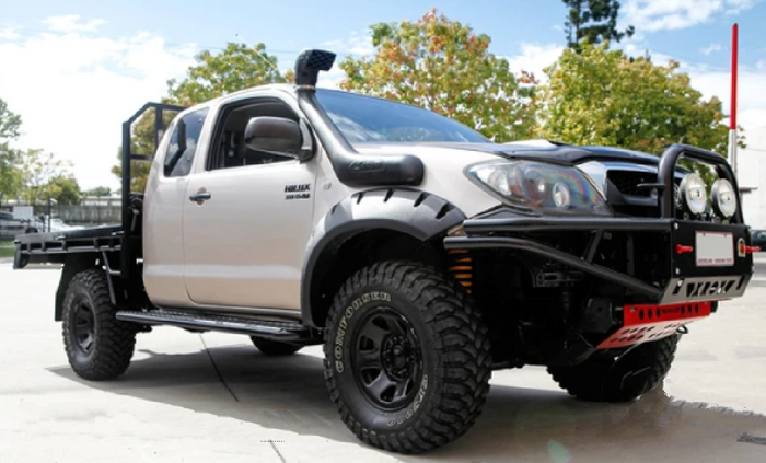 FRONT FENDER FLARES TO SUIT TOYOTA HILUX  SINGLE CAB 2011-2015 JUNGLE STYLE