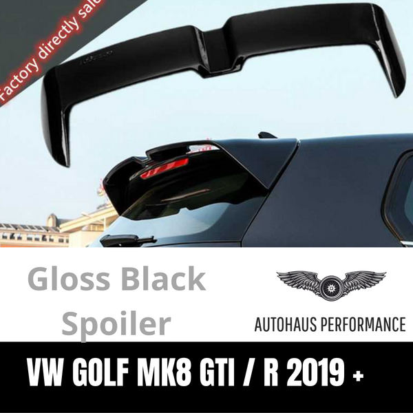 BRAND NEW VW VOLKSWAGEN GOLF R GTI MK8 OETTINGER REAR SPOILER GLOSS BLACK