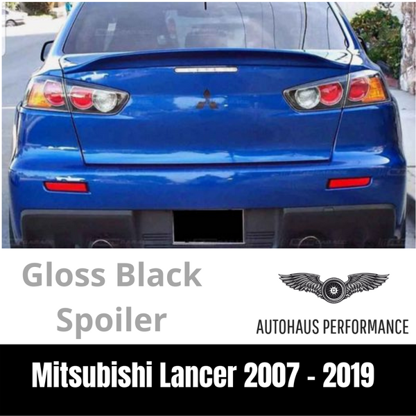 Gloss black Duck Style Rear Trunk Spoiler For 2007-2017 Mitsubishi CJ CF Lancer