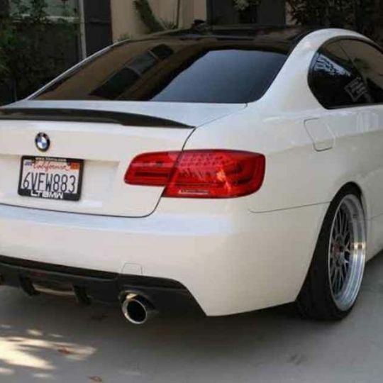 Gloss Black Trunk Spoiler Boot Wing Lip For BMW E92 325i 335i Sedan M3 3 series