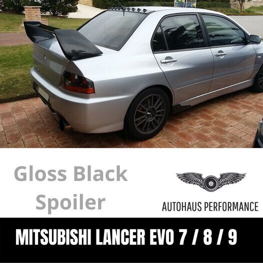 Gloss Black 2002 - 2007 Mitsubishi Lancer Evo 7 8 9 Evo Style Trunk Spoiler