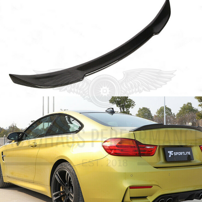 M4 Style Gloss Black Rear trunk boot lip Spoiler for BMW 4 Series F32 All models