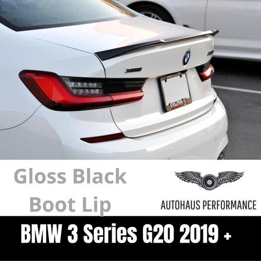 Brand New Gloss Black Rear Boot Spoiler Wing Lip 3 Series BMW G20 2019 +