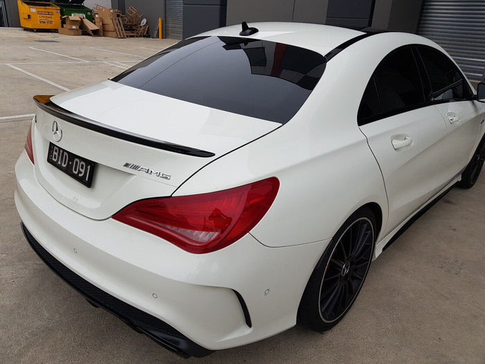 AMG CLA45 GLOSS Black Boot Lip Spoiler Wing for Mercedes-Benz CLA C117 W117