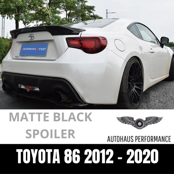 MATTE BLACK TOYOTA 86 GT 86 REAR BOOT TRUNK SPOILER WING