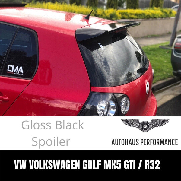 Gloss Black VW Golf MK5 Volkswagen Golf GTI R Rear Boot spoiler Wing Lip OSIR