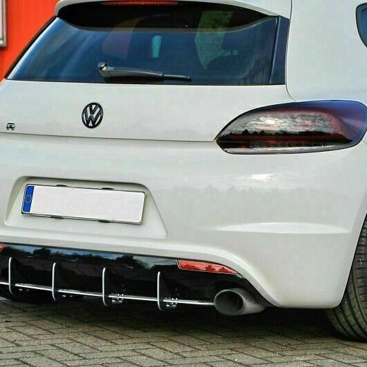 Brand new VW Volkswagen Scirocco 2012 - 2018 Gloss Black Rear Diffuser