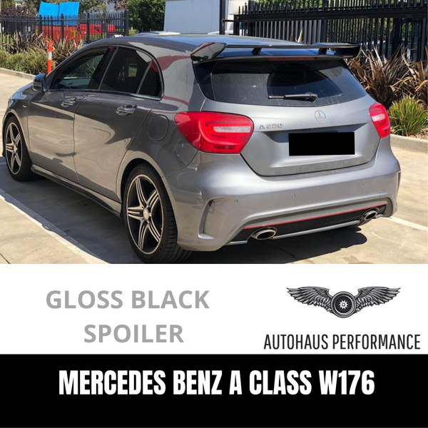 W176 AMG Style Gloss Black Mercedes Benz A class A250 A200 A180 A45 rear boot spoiler