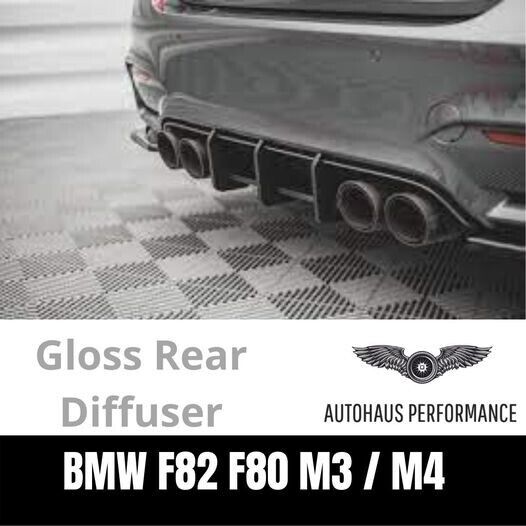 Brand New Gloss Black Rear Diffuser for BMW F80 F82 M4 M3