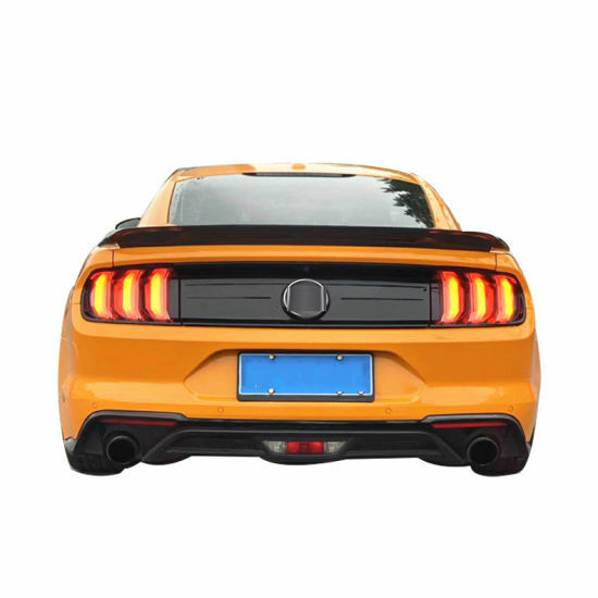 GLOSS BLACK REAR SPOILER WING TO SUIT Ford Mustang FM FN 2014 - 2020 GT STYLE