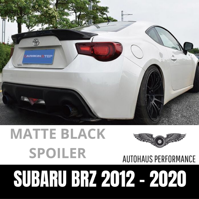 MATTE BLACK SUBARU BRZ REAR BOOT TRUNK SPOILER WING