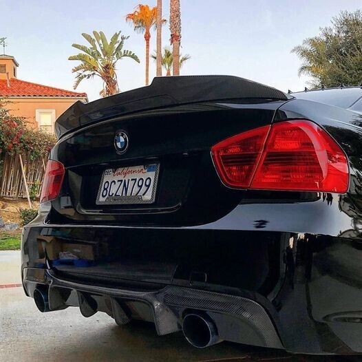Brand New BMW 3 Series E90 330 325 335 318 320 PSM Style Boot Lip Spoiler Wing