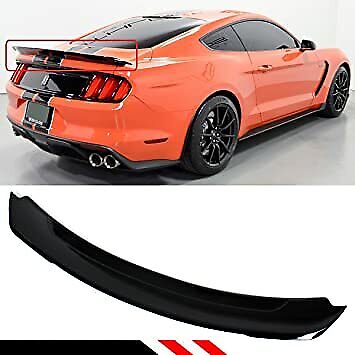 GLOSS BLACK REAR SPOILER WING TO SUIT Ford Mustang FM FN 2014 - 2020 GT STYLE