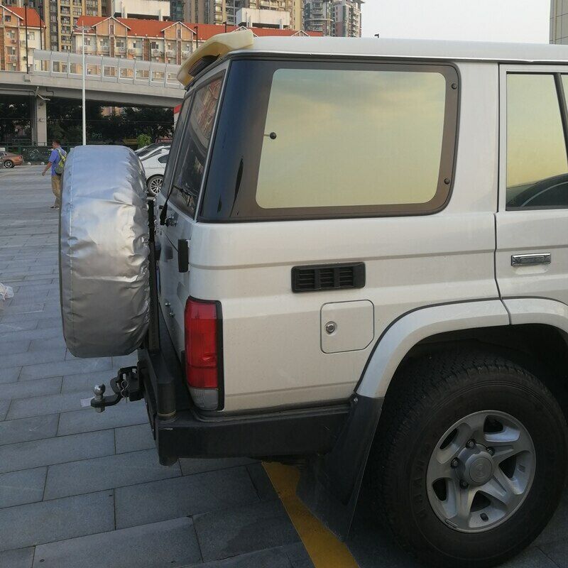 TOYOTA LANDCRUISER LAND CRUISER VDJ 76 78 SERIES REAR ROOF SPOILER VIS ...