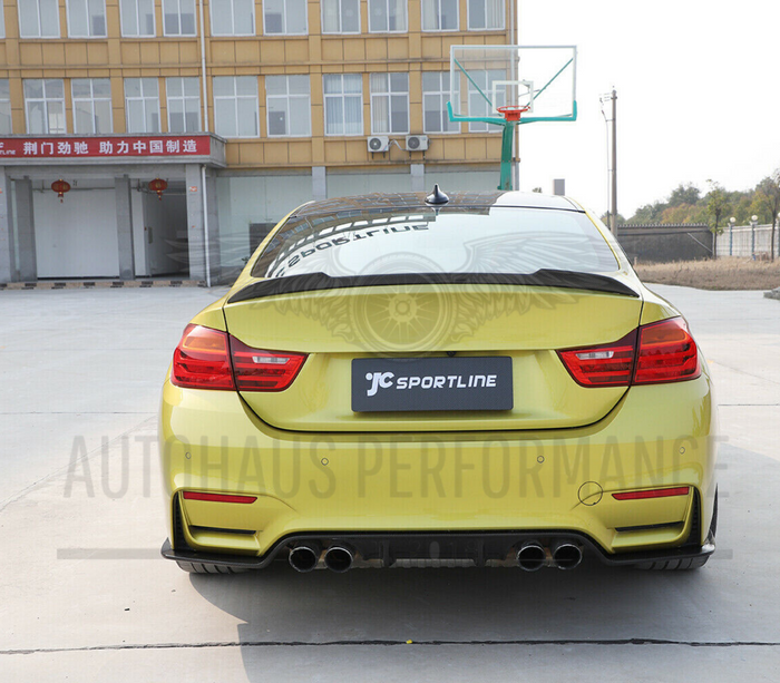 M4 Style Gloss Black Rear trunk boot lip Spoiler for BMW 4 Series F32 All models