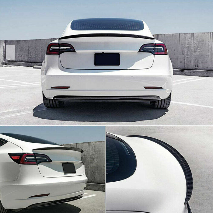 Performance Gloss Black Trunk boot lip Spoiler Wing Body kit for Tesla Model 3