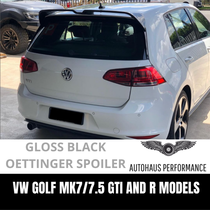 BRAND NEW VW VOLKSWAGEN GOLF R GTI MK7 MK7.5 OETTINGER REAR SPOILER GL ...