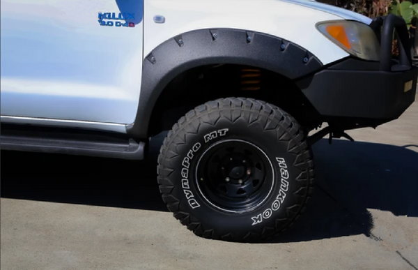 FRONT FENDER FLARES TO SUIT TOYOTA HILUX  SINGLE CAB 2011-2015 JUNGLE STYLE