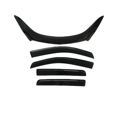 BONNET PROTECTOR AND WEATHER SHIELD WINDOW VISORS TO SUIT HOLDEN COLORADO RG 2012-2016