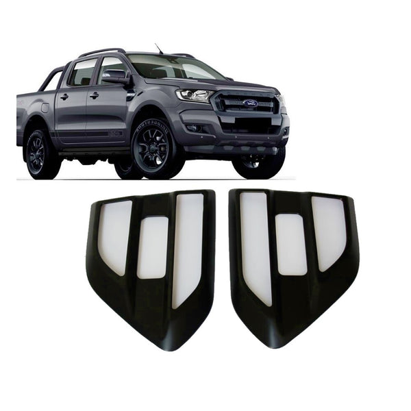 SIDE GUARD VENTS TO SUIT FORD RANGER/EVEREST PX2 PX3 MK2 MK3 2015-2020 4X4 4WD