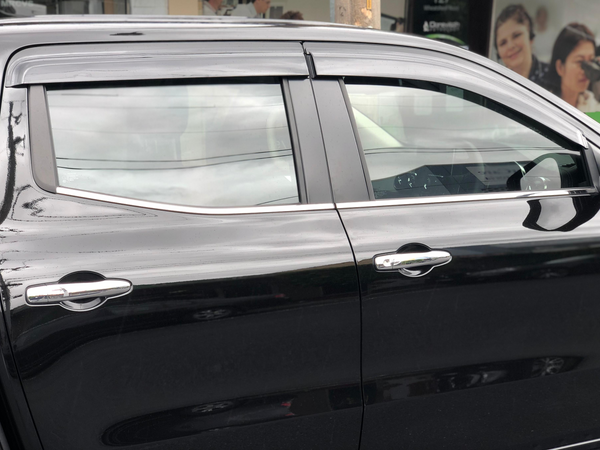 WEATHER SHIELD WINDOW VISORS TO SUIT VOLKSWAGEN VW AMAROK 2011-2019