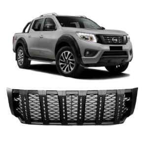 REPLACEMENT FRONT GLOSS BLACK GRILL TO SUIT NISSAN NAVARA NP300 D23 2015-2019
