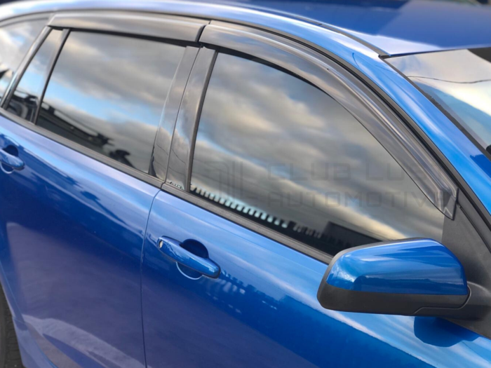 WEATHER SHIELD WINDOW VISORS TO SUIT HOLDEN COMMODORE VE WAGON 2006-2013