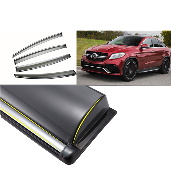 PREMIUM QUALITY WEATHER SHIELD WINDOW VISORS TO SUIT MERCEDES BENZ GLE 2015-2019