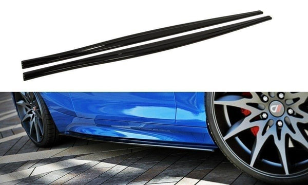 ABS GLOSS BLACK SIDE SKIRTS TO SUIT BMW 1M F20 FACE LIFT 2015+