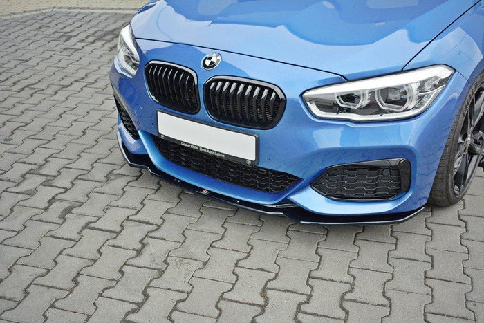 ABS FRONT BUMPER BAR LIP SPLITTER TO SUIT BMW 1M F20 FACE LIFT 2015+
