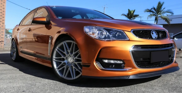 FRONT BUMPER BAR LIP SPLITTER TO SUIT HOLDEN COMMODORE VF SERIES 2015-2017