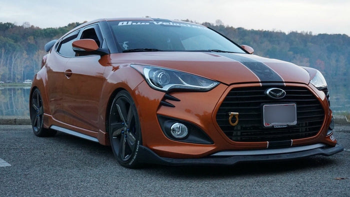 FRONT BUMPER BAR LIP TO SUIT HYUNDAI VELOSTER TURBO 2012-2016